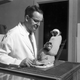 Imagen: Harlow con un bebé recién nacido de rhesus.